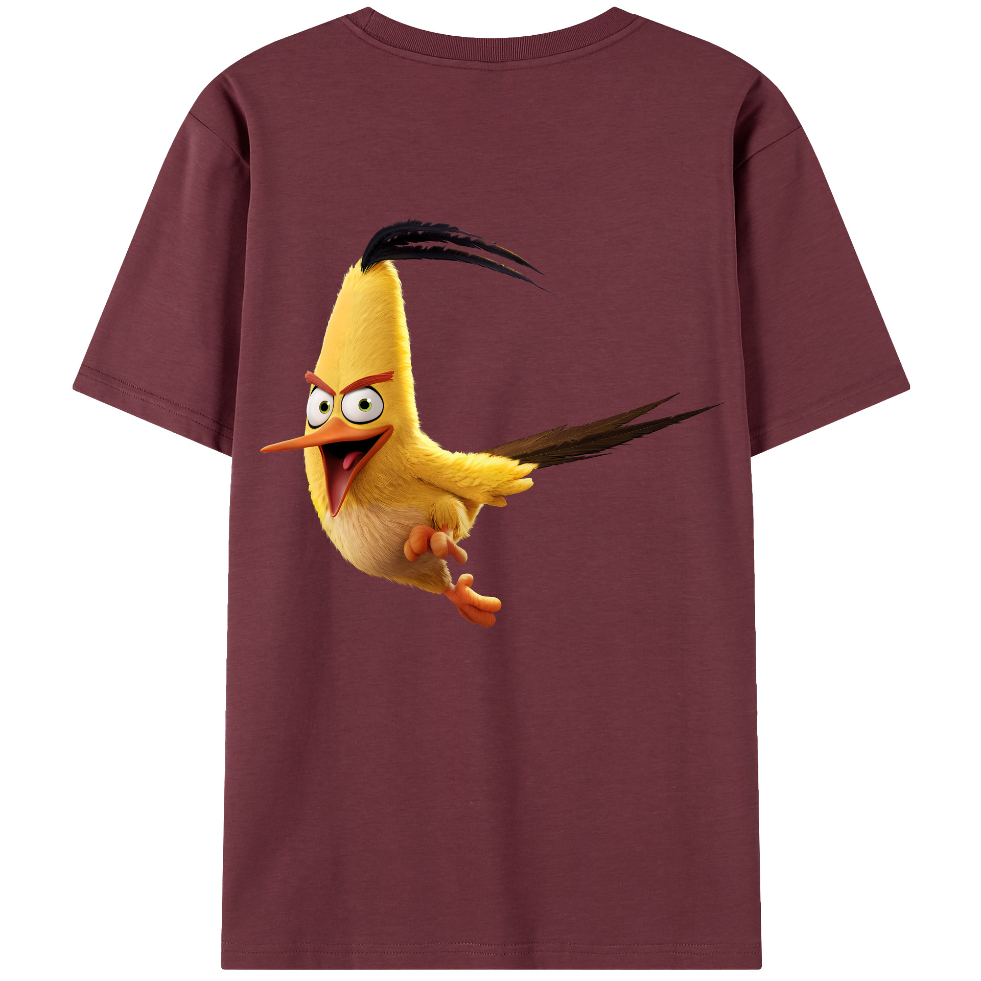 （画像用） Angry Birds アングリーバード 綿100％半袖Tシャツ（背面プリント）